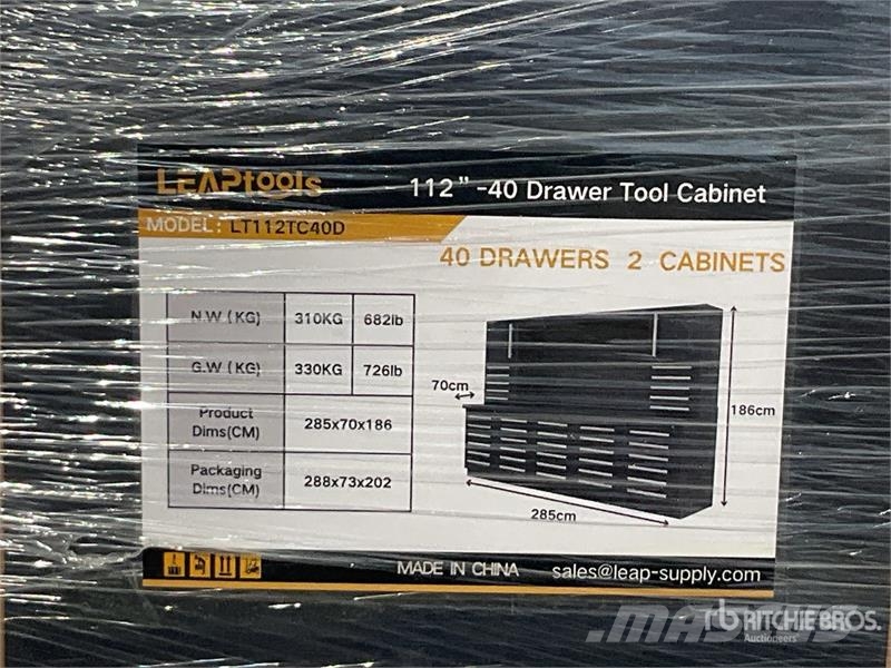 LEAPtools LT112TC40D 2850mm 112"-40 Drawer Tool Ca Otros componentes