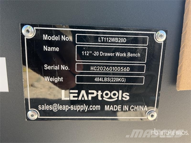 LEAPtools LT112WB20D 2850mm 112"-20 Drawer Tool Ca Otros componentes