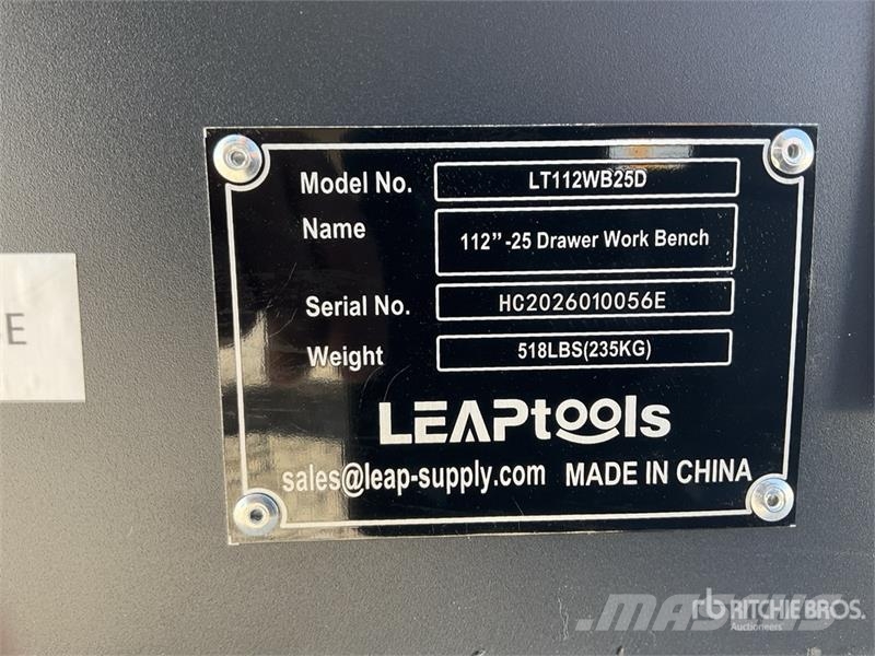 LEAPtools LT112WB25D 2850mm 112"-25 Drawer Tool Ca Otros componentes