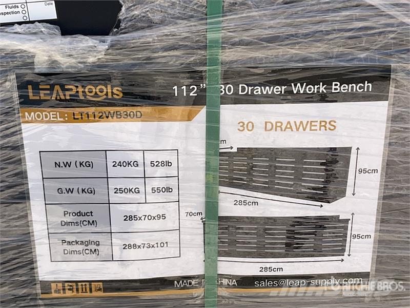 LEAPtools LT112WB30D 2850mm 112"-30 Drawer Tool Ca Otros componentes