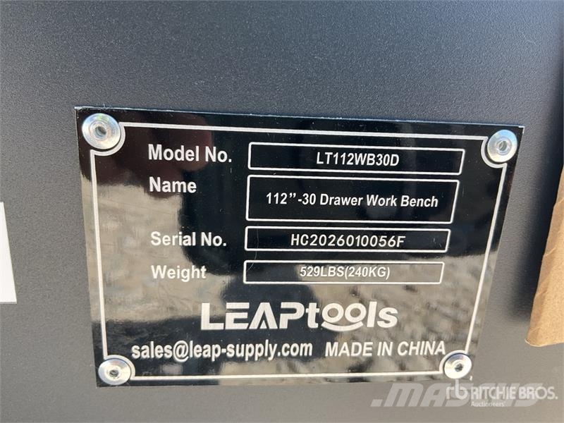 LEAPtools LT112WB30D 2850mm 112"-30 Drawer Tool Ca Otros componentes