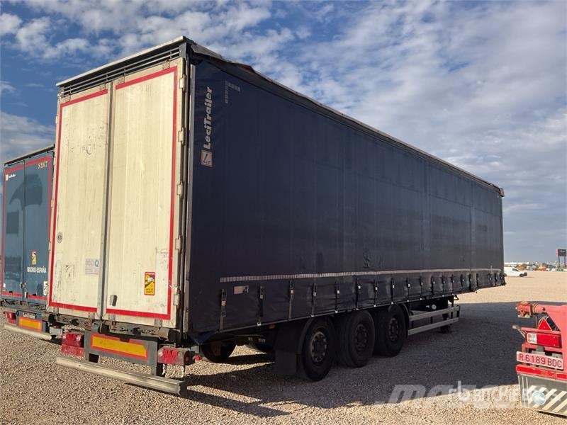 Lecitrailer 3E20 Tri/A Curtain Side Trailer Caja de lona