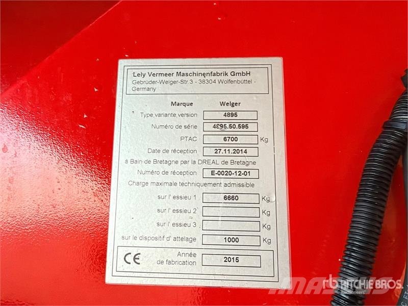 Lely Welger RPC 445 Tornado Combination Baler Wrapper 包裝機