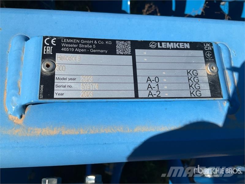 Lemken Heliodor 9/300 3-Point Disc Harrow (Unused) Diskaro