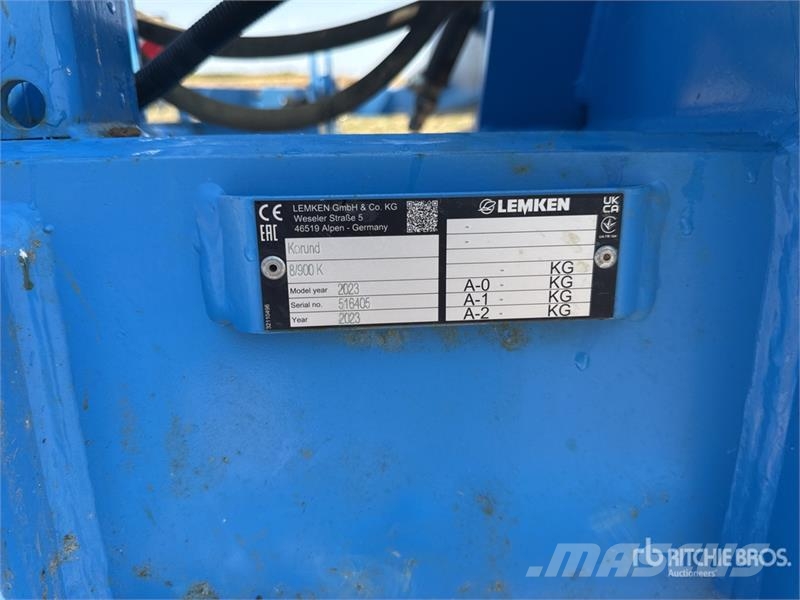 Lemken Korund 8/900K زراعات