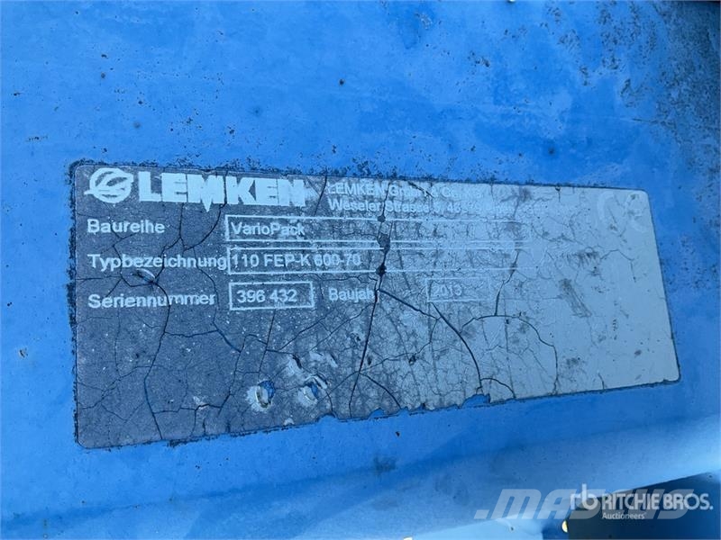 Lemken VARIOPAC 6 MT 6 m Land Roller Катки польові