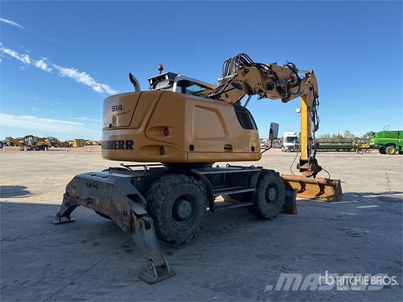 Liebherr 914 Compact Pelle Sur Pneus Wheel Excavator Kolová rýpadla