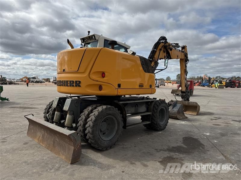 Liebherr A910 Compact Pelle Sur Pneus Wheel Excavator Ratiniai ekskavatoriai