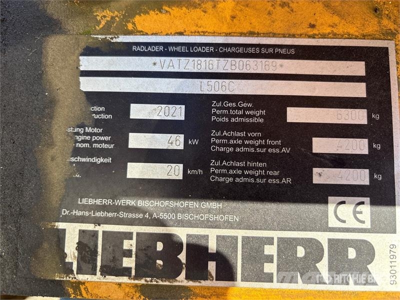 Liebherr L506C Wheel Loader 轮式装载机