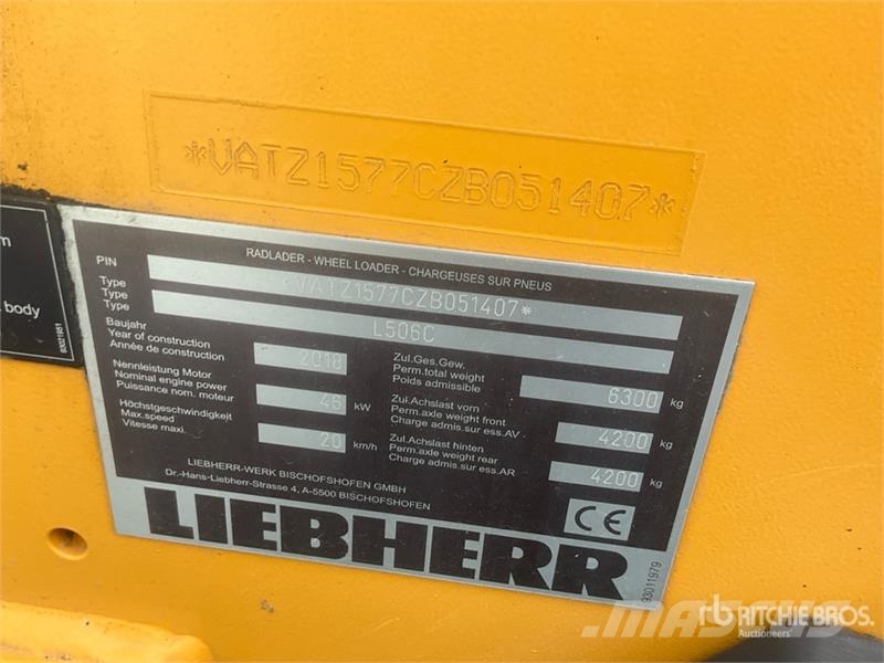 Liebherr L506C Wheel Loader Radlader
