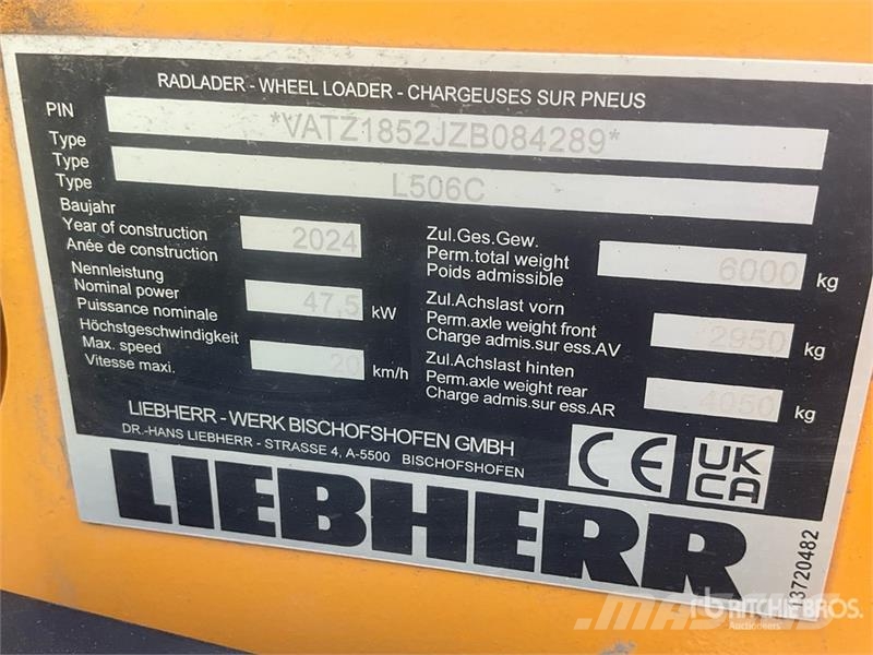 Liebherr L506C Wheel Loader Radlader