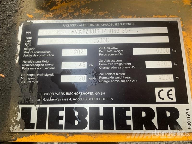 Liebherr L506C Wheel Loader Radlader