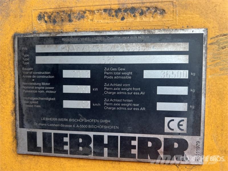 Liebherr L586 Chargeuse Sur Pneus Wheel Loader لوادر بعجل