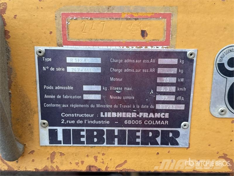 Liebherr R 912 LC Pelles Sur Chenilles Tracked Excavator (I Pelle sur chenilles