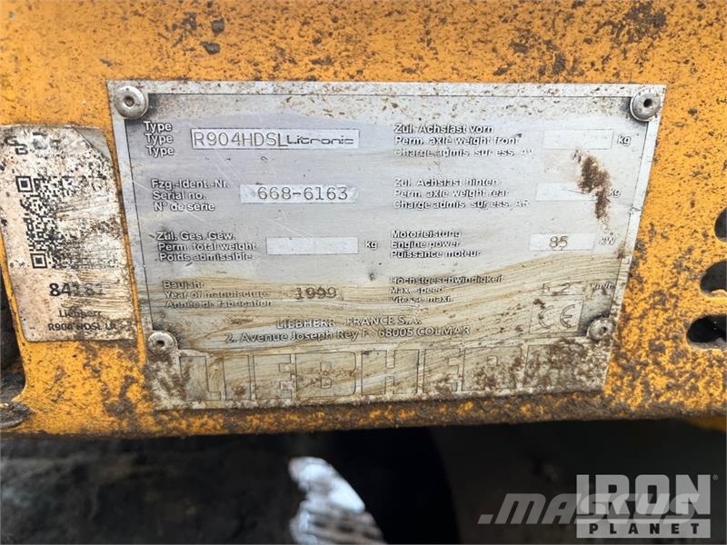 Liebherr R904 HDSL Tracked Excavator Bageri guseničari