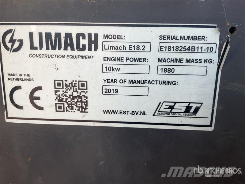 Limach 18.2 Electric Mini Excavator حفارات صغيرة أقل من 7 طن (حفارات صغيرة)