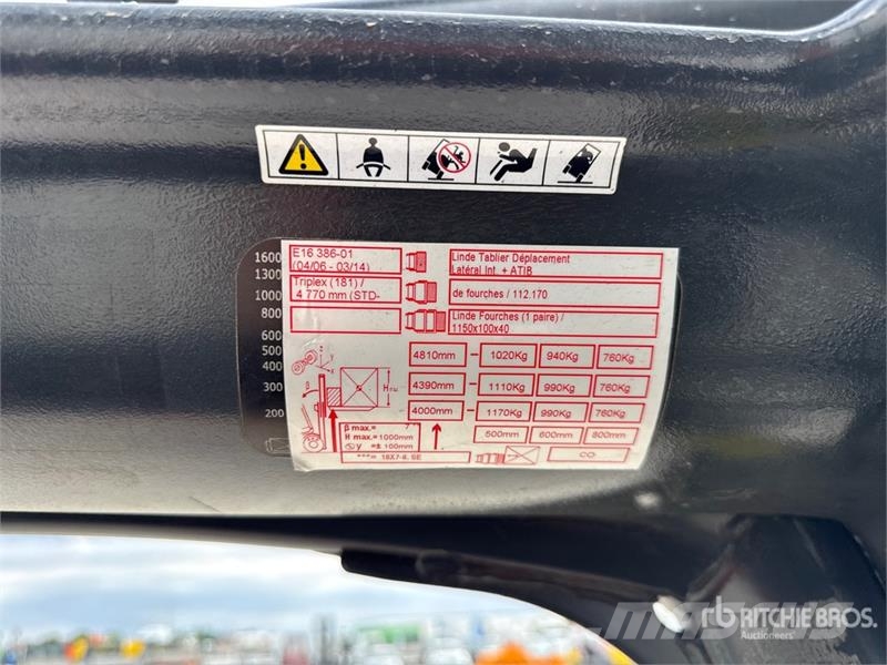 Linde E16-01 1600 kg Electric Forklift Električni viličarji