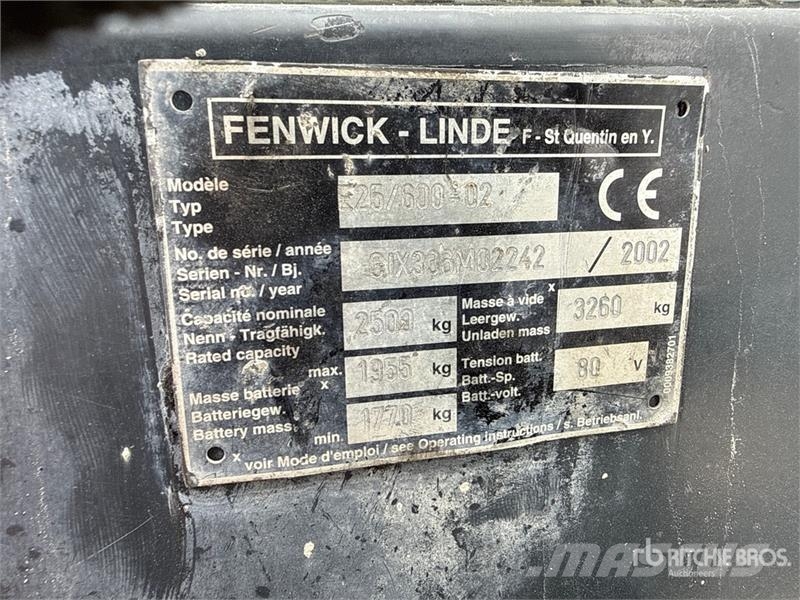 Linde E25C Električni viličarji