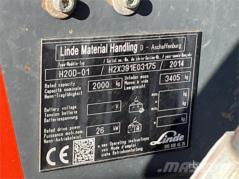 Linde H20D-01 Forklift Forklift trucks - others
