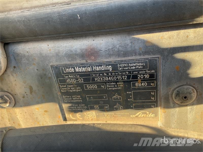 Linde H50D Інше