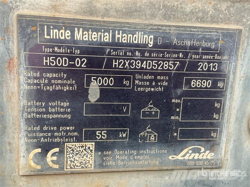 Linde H50D Autres Chariots élévateurs