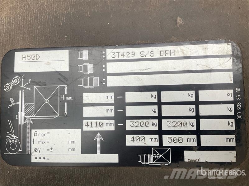 Linde H50D-02 5000 kg Forklift Forklift trucks - others