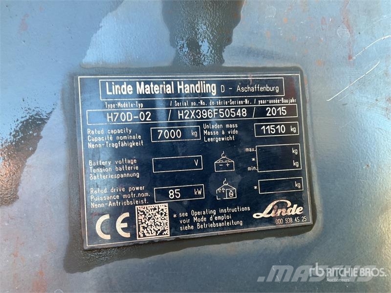 Linde H70D-02 Forklift trucks - others