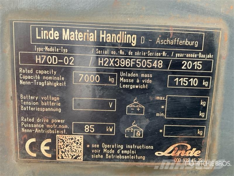 Linde H70D-02 Forklift trucks - others