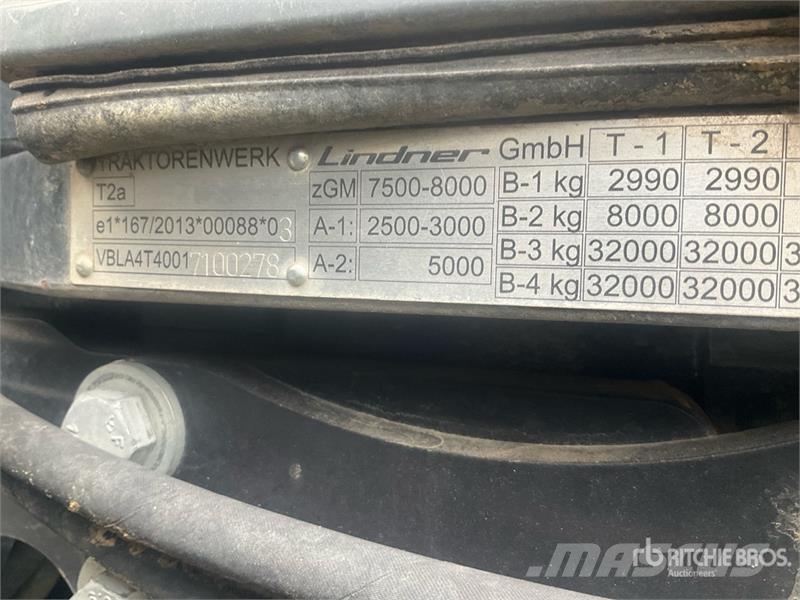 Lindner LINTRAC 110 4WD Tractor Tractores