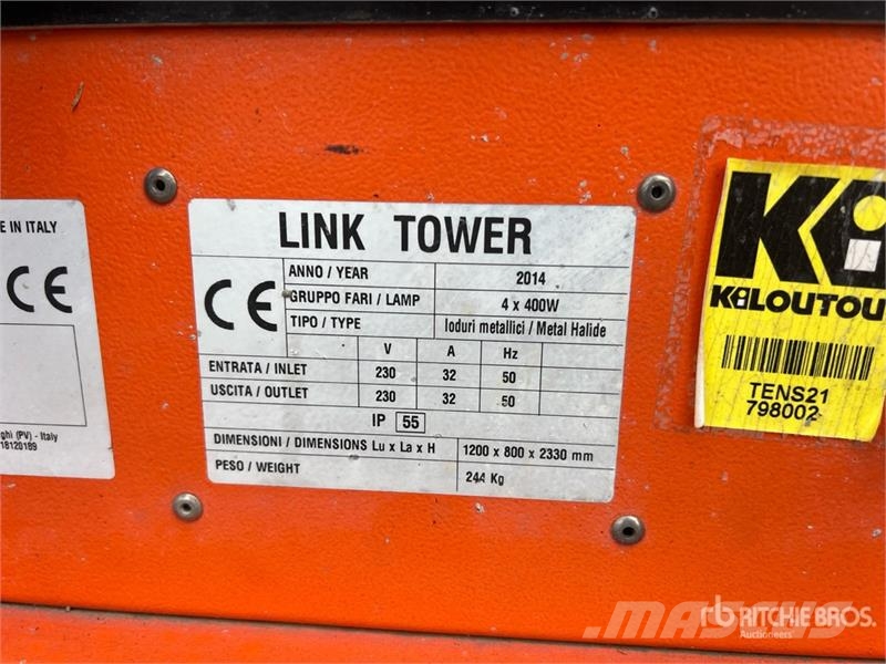 Link Tower 4x400J Light Tower Tour d'éclairage