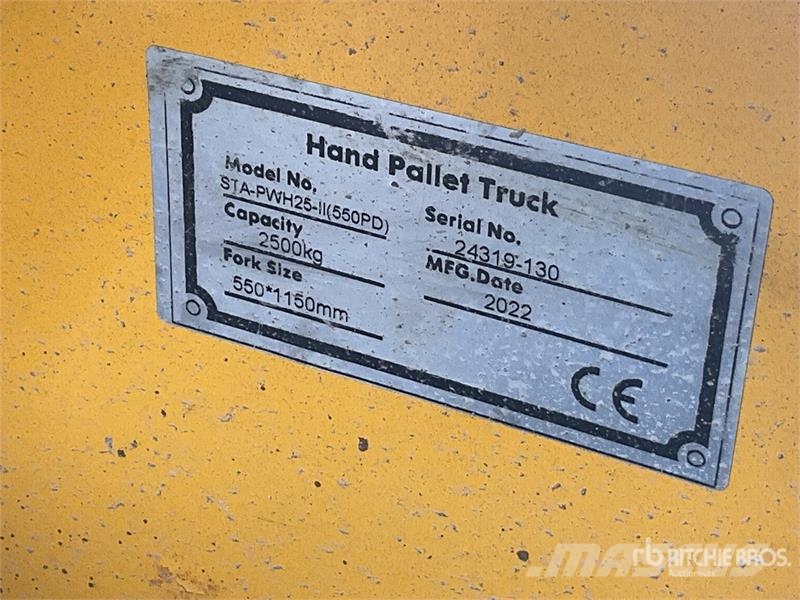  Loadsurfer 2500 kg Pallet Jack Movimentadores manuais de palettes