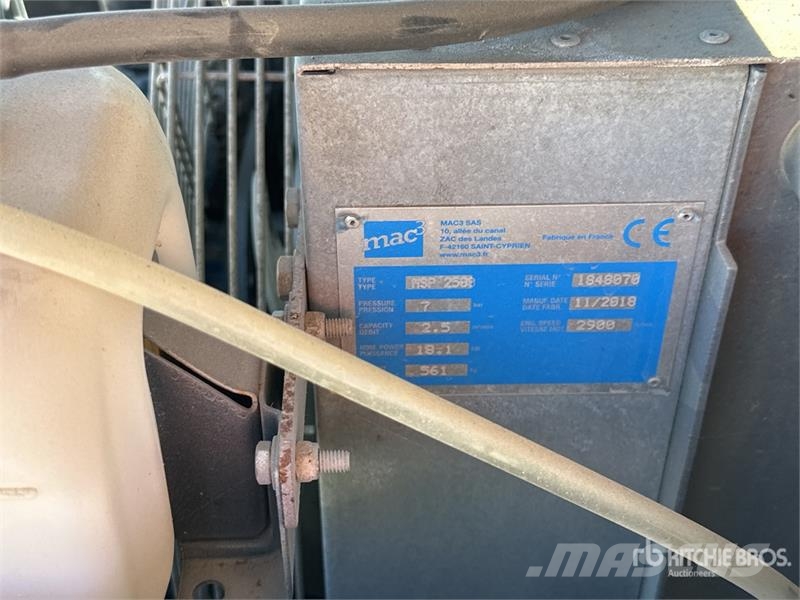Mac3 MSP2500 EV06 Mobile Compresseur A Air Air Com Kompressorid
