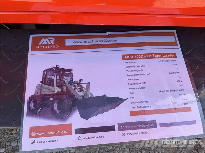 Machpro MP-L300 Wheel Loader (Unused) Iekrāvēji uz riteņiem