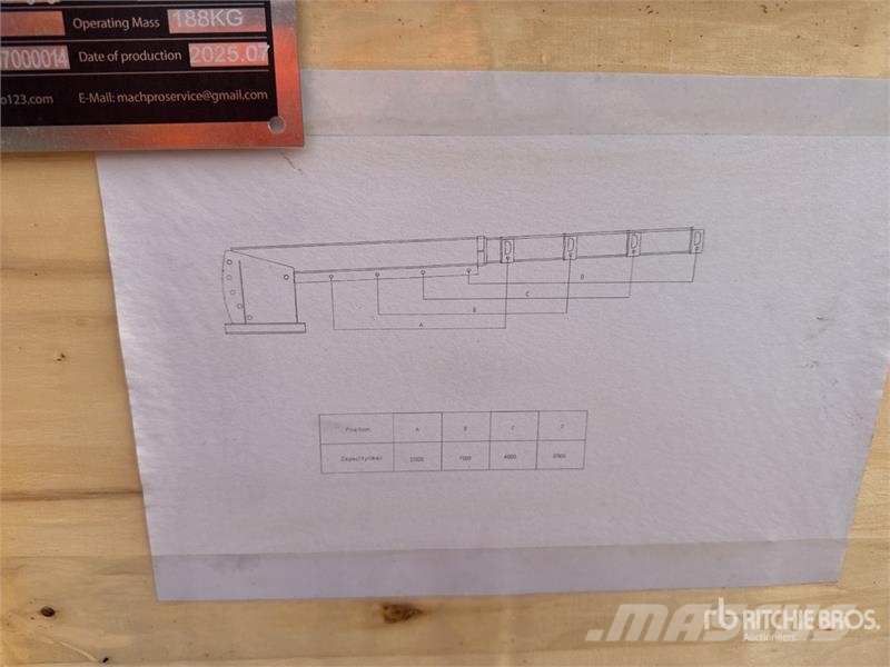 Machpro MP-QXDB Grue Mobile (Non Utilise) Forklift Mobile Kompaktlaadurid