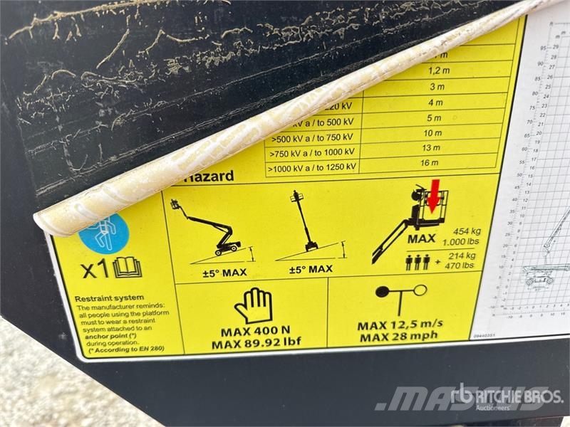 Magni ETBJ26RT Electric Electric Articulating Boom Lift Plataformas elevatórias articuladas