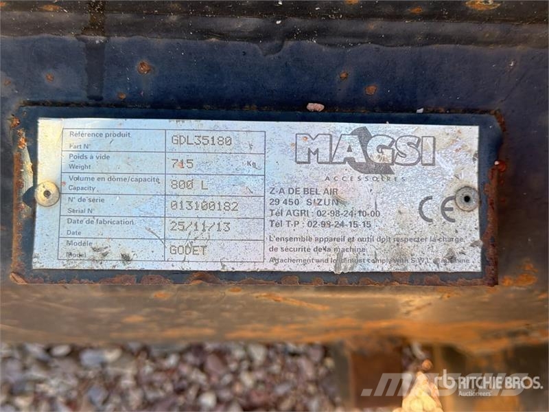 Magsi 1750 mm Side Dump Bucket 鏟斗