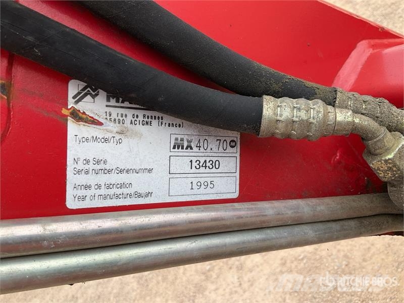 Mailleux MX40-70 Agricultural Equipment Autres accessoires
