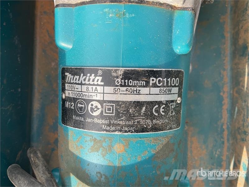 Makita of (2) Makita PC1100 Concrete Grinder Other components