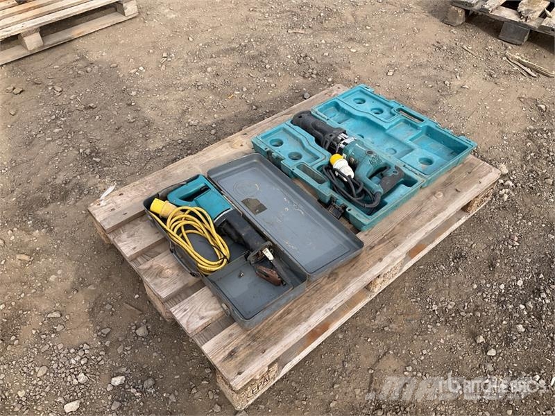 Makita of (2) Makita Reciprocating Saw Other components