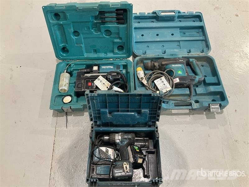 Makita of (3) Makita AVT Drills مكونات أخرى