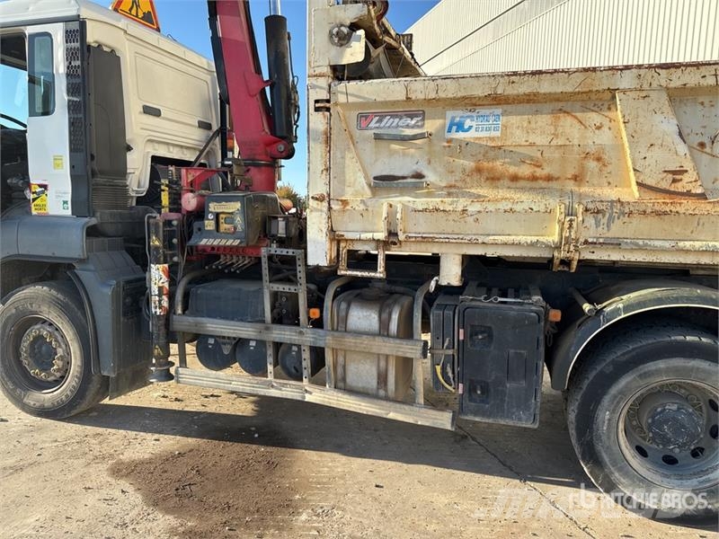 MAN Fassi F155A.2.23 E-Dynamic 4800 kg Knuckle Boom on クレーントラック、ユニック車