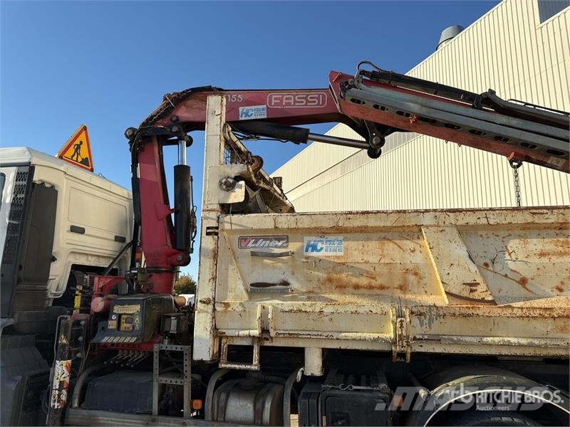MAN Fassi F155A.2.23 E-Dynamic 4800 kg Knuckle Boom on クレーントラック、ユニック車