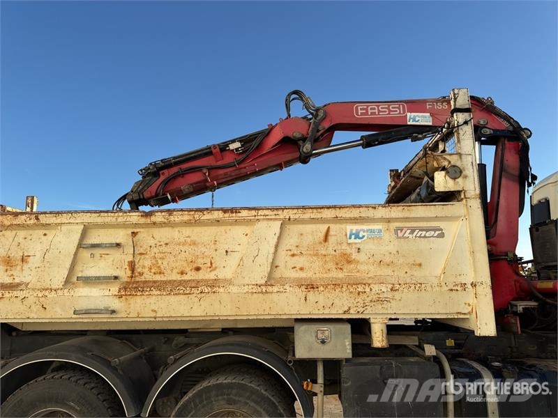 MAN Fassi F155A.2.23 E-Dynamic 4800 kg Knuckle Boom on クレーントラック、ユニック車