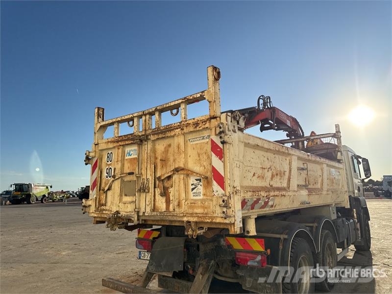 MAN Fassi F155A.2.23 E-Dynamic 4800 kg Knuckle Boom on クレーントラック、ユニック車