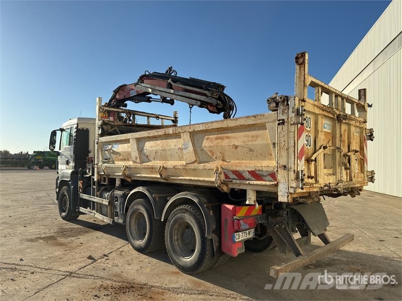 MAN Fassi F155A.2.23 E-Dynamic 4800 kg Knuckle Boom on クレーントラック、ユニック車