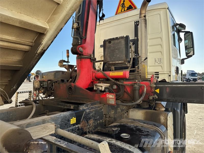 MAN Fassi F155A.2.23 E-Dynamic 4800 kg Knuckle Boom on クレーントラック、ユニック車