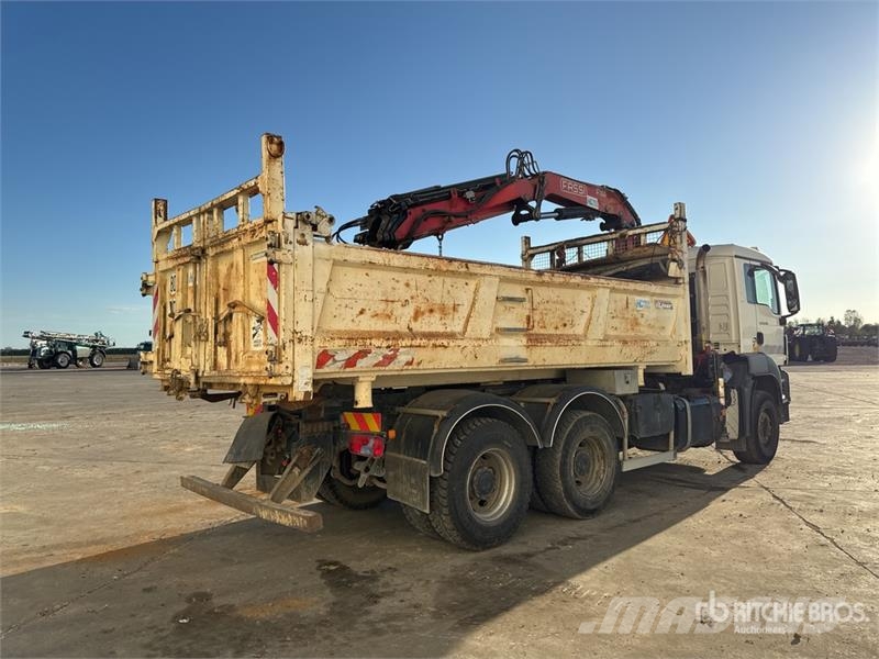 MAN Fassi F155A.2.23 E-Dynamic 4800 kg Knuckle Boom on クレーントラック、ユニック車