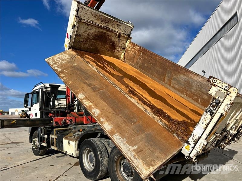 MAN PK15500 6100 kg on MAN TGS33.440 6x4 Camion Bi-Ben شاحنات الرافعات