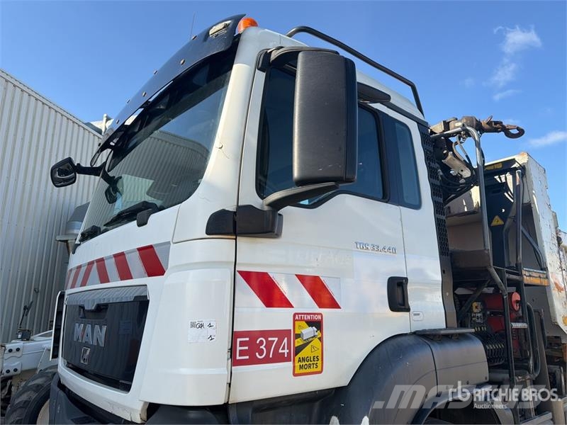 MAN PK15500 6100 kg on MAN TGS33.440 6x4 Camion Bi-Ben شاحنات الرافعات