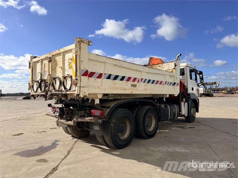 MAN PK15500 6100 kg on MAN TGS33.440 6x4 Camion Bi-Ben شاحنات الرافعات